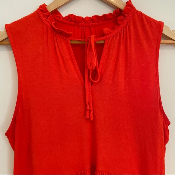 J.Crew Peplum Top with Ruffle Detail in Red - Picture 5 of 5